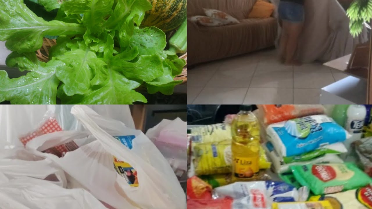 ORGANIZANDO A CASA + comprinhas da semana e almoço com legumes do meu quintal de casa 