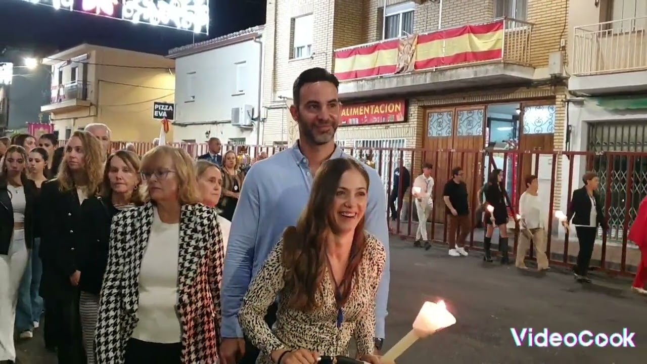 procesión ntra.sra. la virgen del rosario, olías del rey 2024..calle ancha, llegada a la parroquia