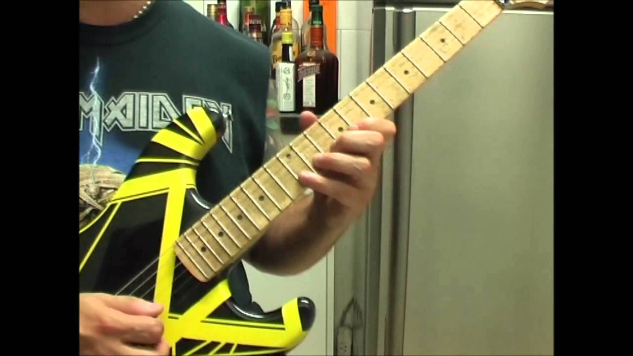 How to play Van Halen So This is Love? guitar solo lesson