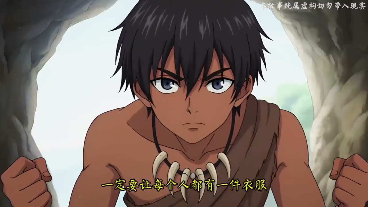 完结《超前崛起》现代特种兵王穿越到原始时期部落10多岁小孩身上，在他的带领下，别的部落还在吃生肉啃野菜，他却带着族人喝鲜汤吃烤肉，不仅吃上了香喷喷的大米饭，而且还用上了跨越年代的先进武器#肥猫解说漫