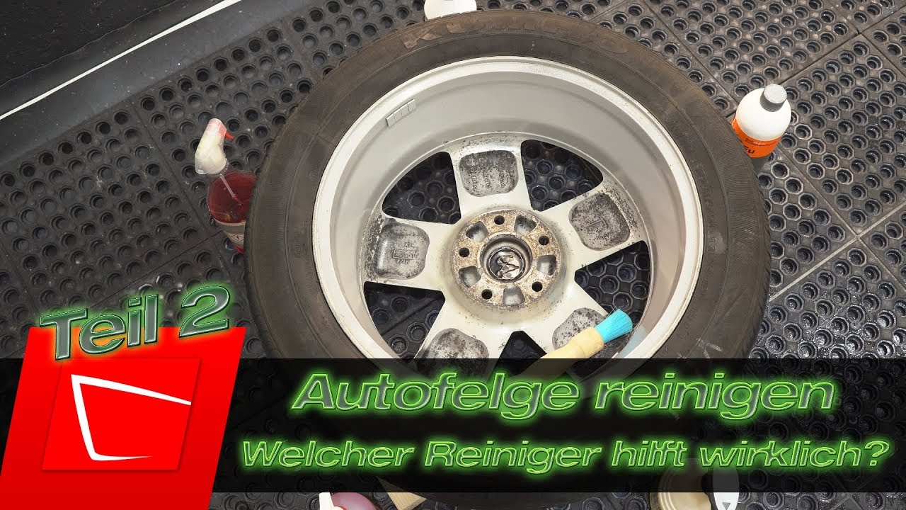 Autofelge reinigen gebrauchte Felge aufbereiten + Felgenreiniger Test - Was hilft am besten? Teil 2