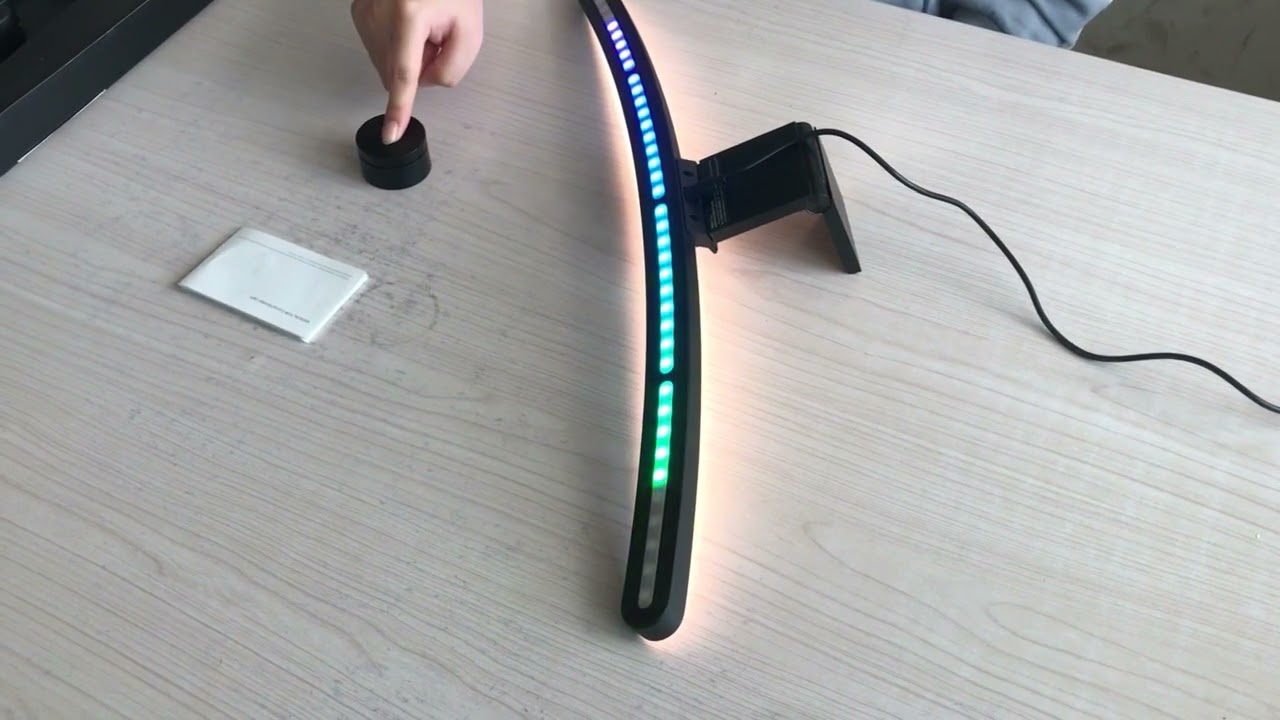 MELIFO curved monitor light ,How to use it .