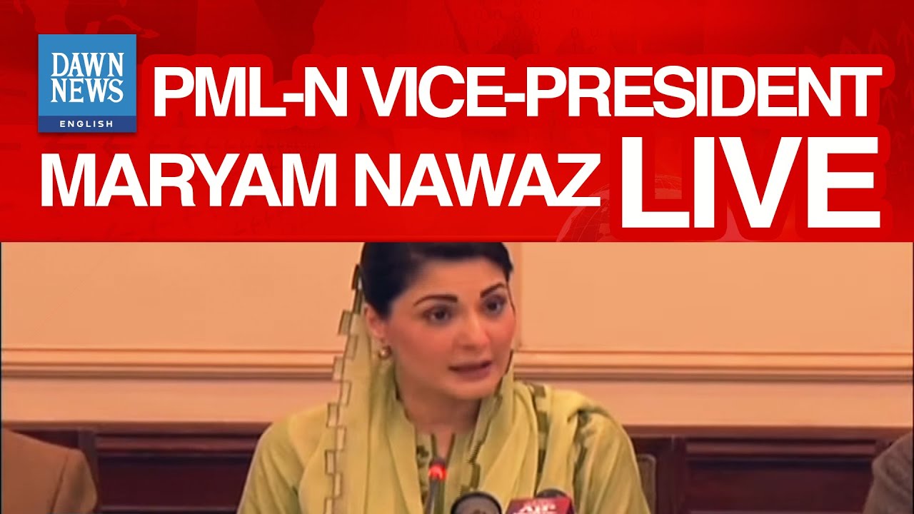 PML-N senior vice-president Maryam Nawaz addresses press conference | Dawn News English