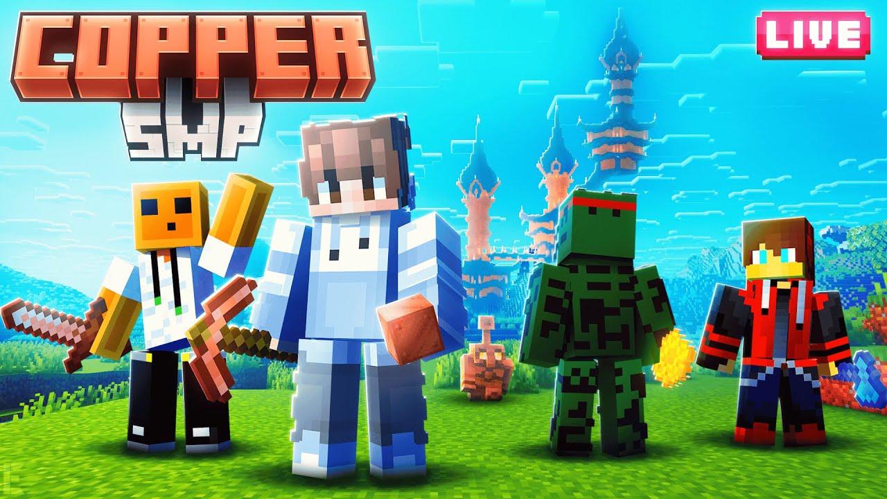 🔴 Minecraft Copper SMP Live  🔴