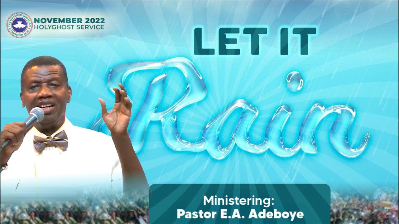 RCCG NOVEMBER 2022 HOLY GHOST SERVICE