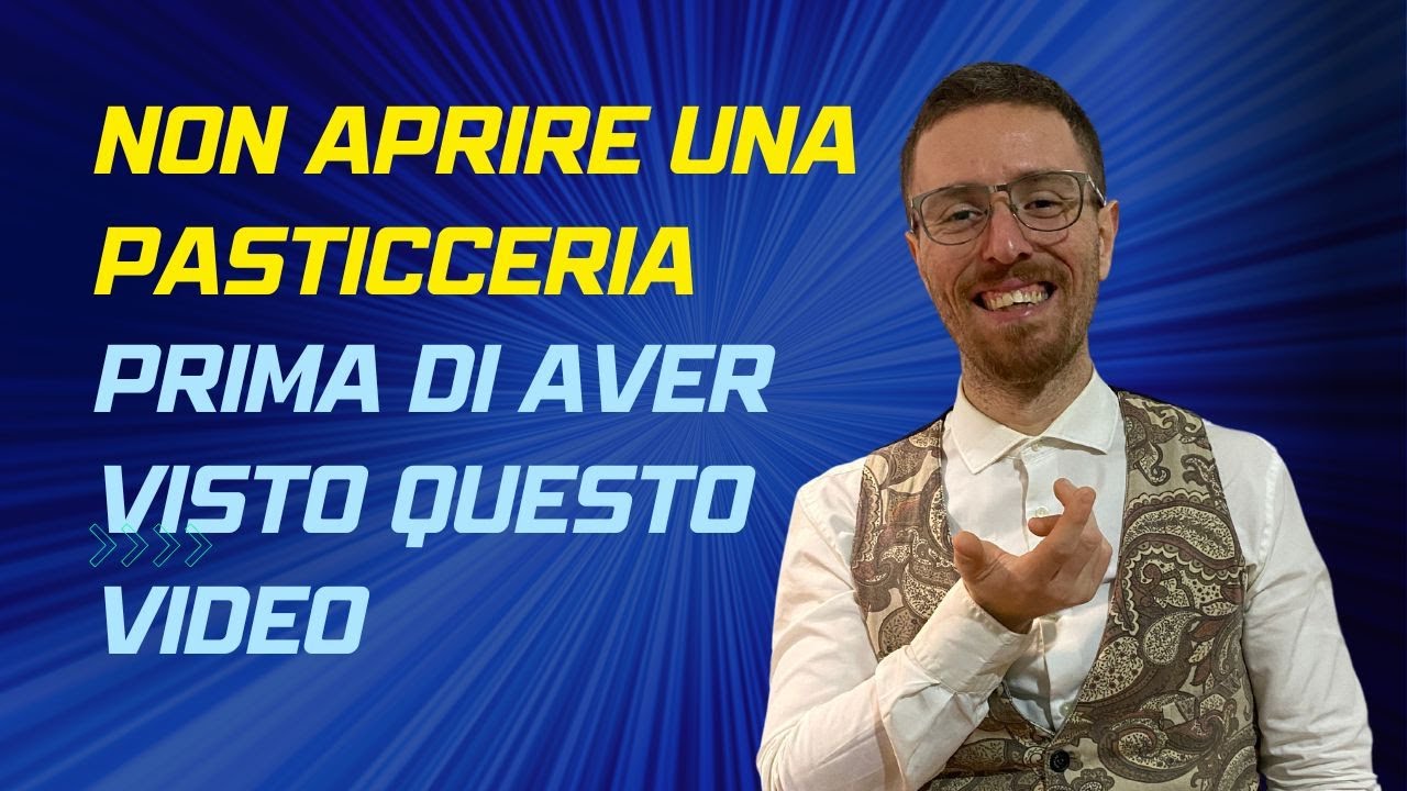 Non aprire una pasticceria prima di aver guardato questo video!