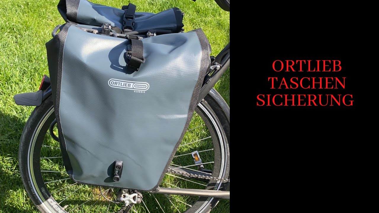 Ortlieb Backroller Taschen Sicherung