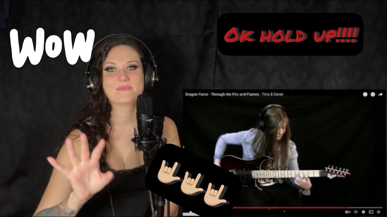 Dragon Force - Through the Fire and Flames - Tina S Cover. OMG Tina come back to playing!!!
