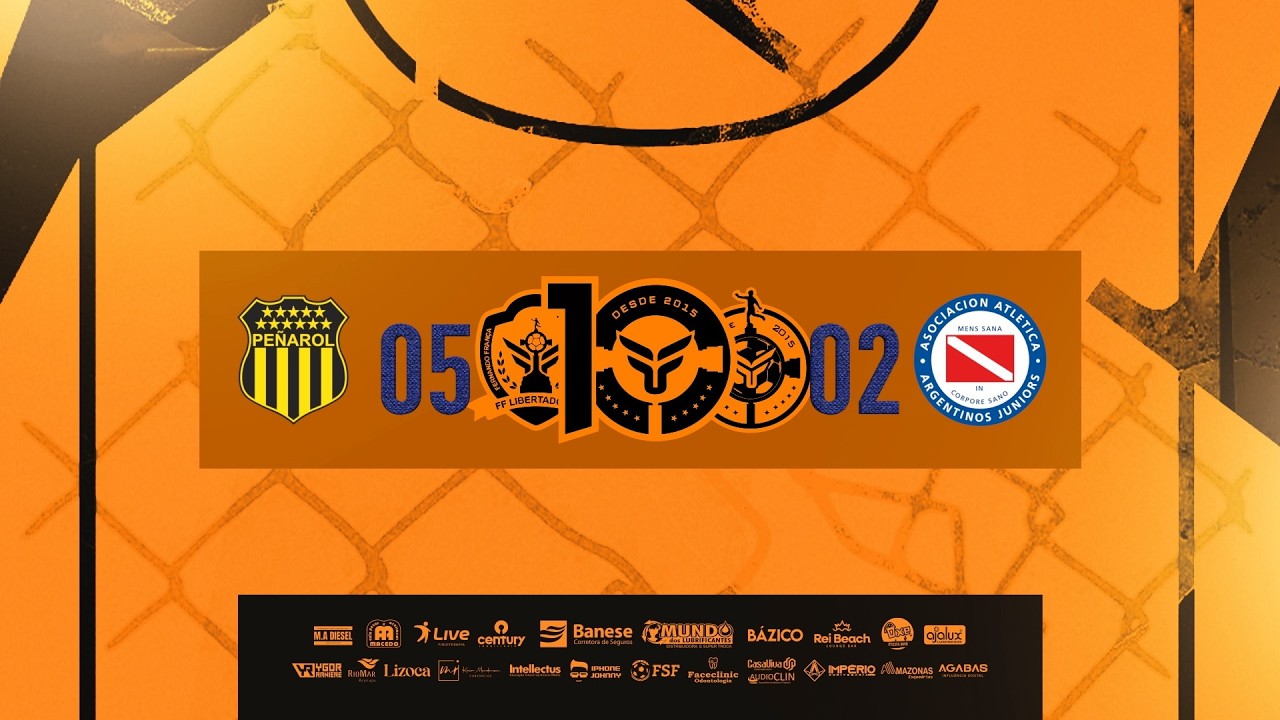 4ª Rodada  B  -  Peñarol  05  x  02  FF Argentinos Juniors   -  24 02 2026