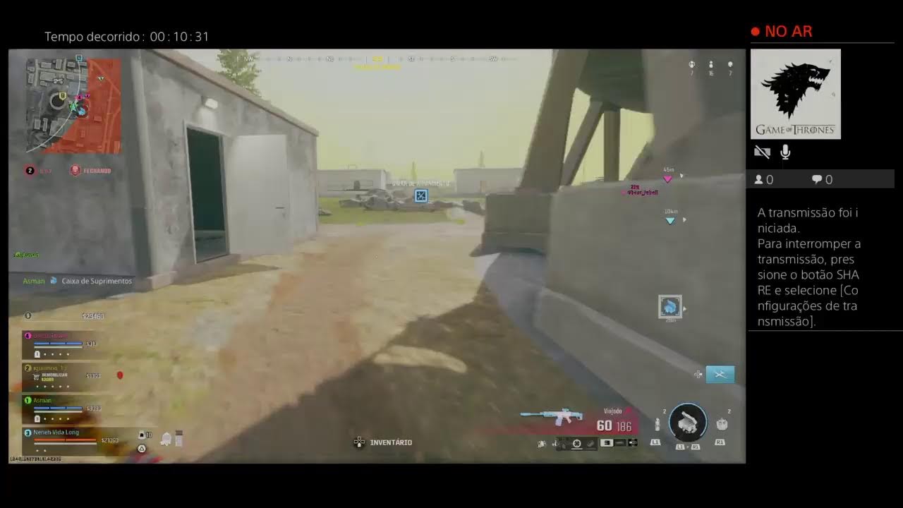 Transmiss&atilde;o ao vivo do PS4 de NenehVidaLong