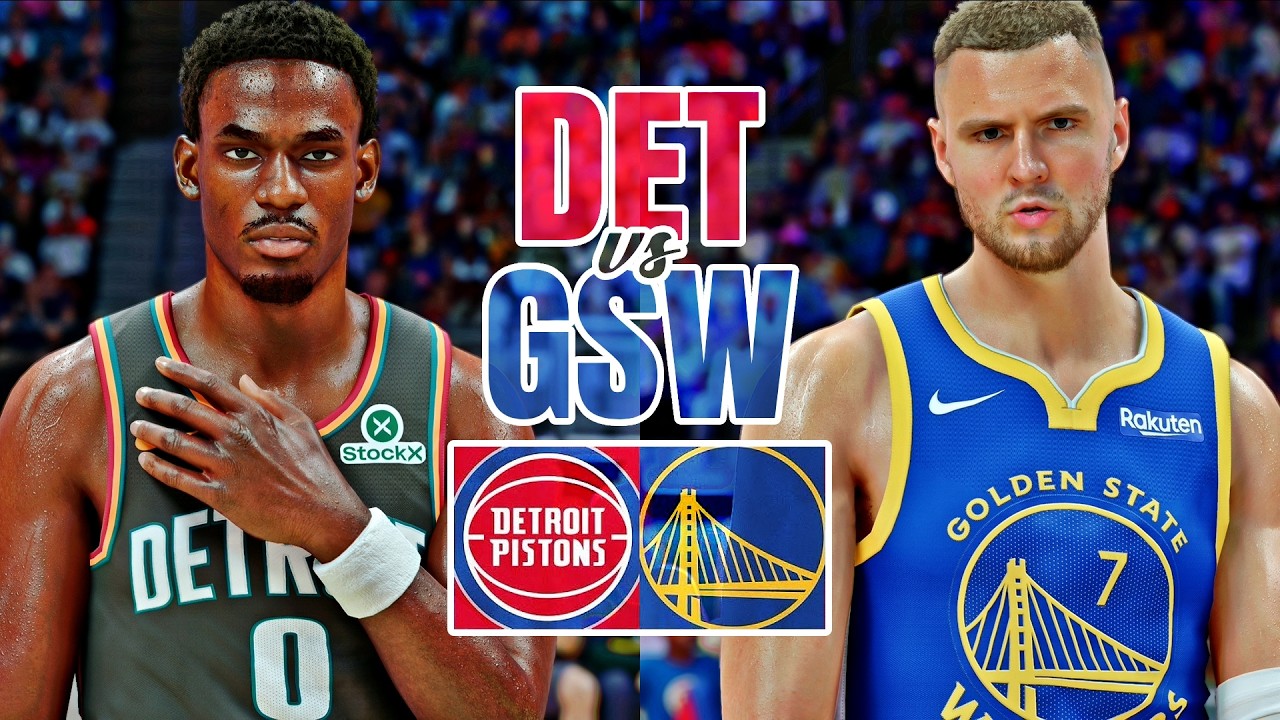 NEW LOOK WARRIORS vs NEW LOOK PISTONS | NBA 2K26 (PS5 PRO)