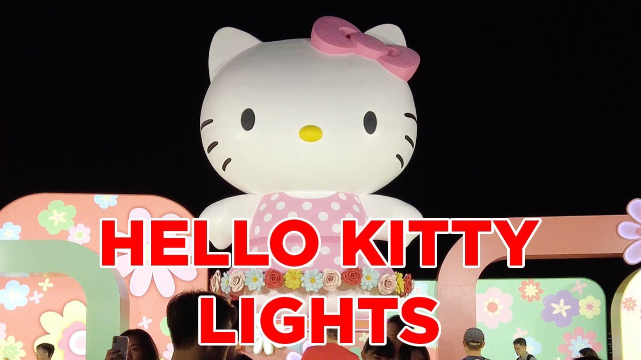 Hello Kitty Lights at VivoCity – Garden of Lights with Sanrio Characters | Walking Singapore