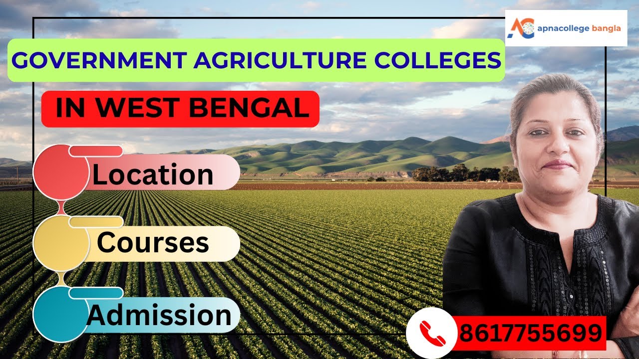 Top Government Colleges in West Bengal for BSc Agriculture ADMISSION 2026