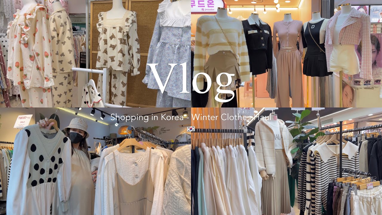 KOREA VLOG 🇰🇷 | WINTER CLOTHES SHOPPING HAUL | BUPYEONG SHOPPING UNDERGROUND MALL