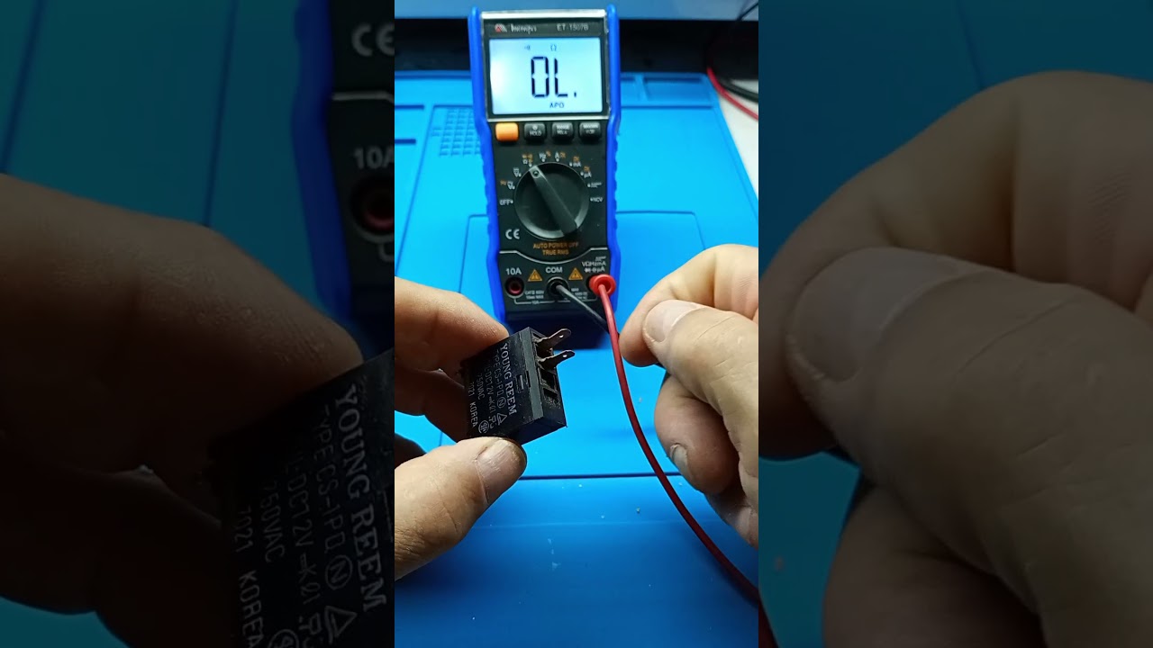 como testar o rel&eacute; do traf&atilde;o do microondas