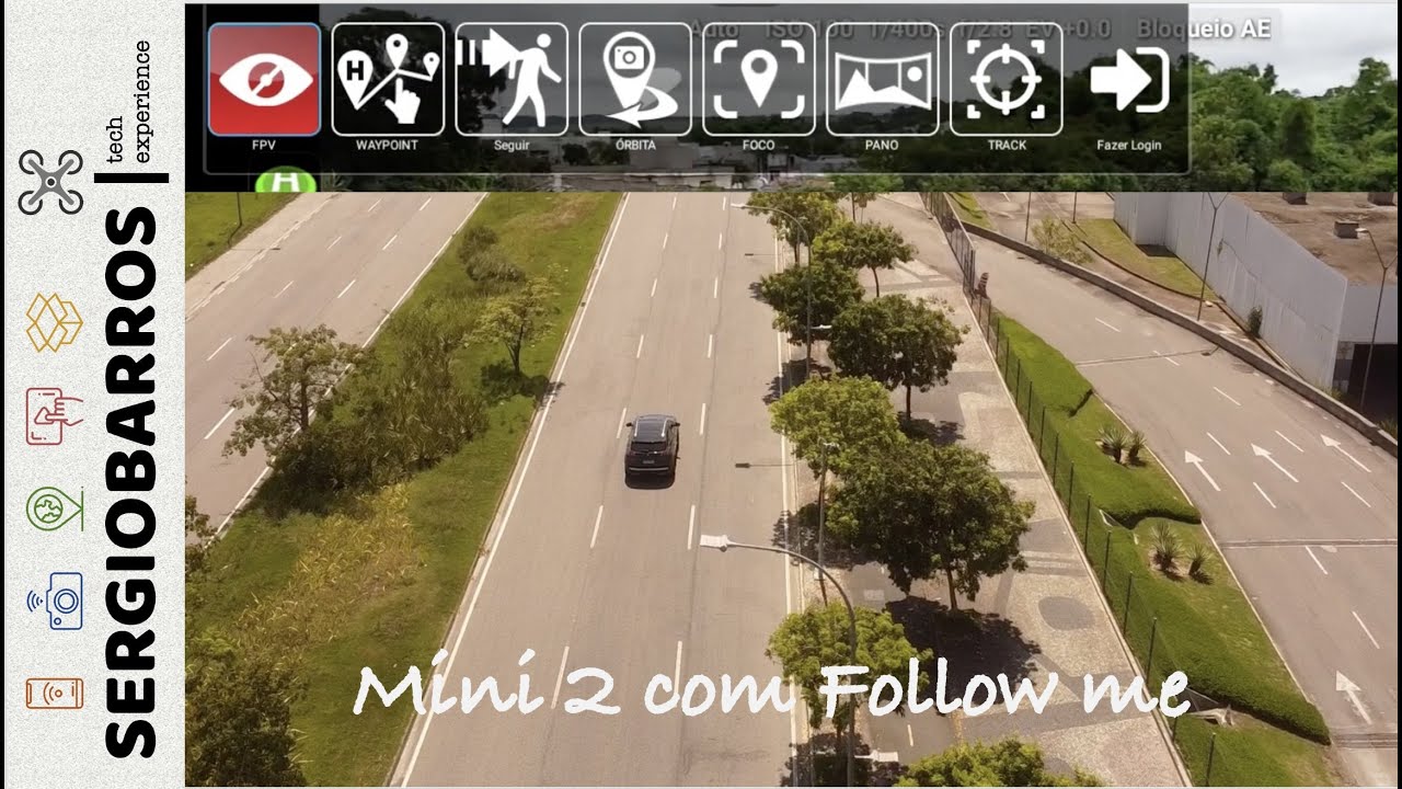 Siga-me com Mini 2 - Follow me com Mini 2 e Litchi