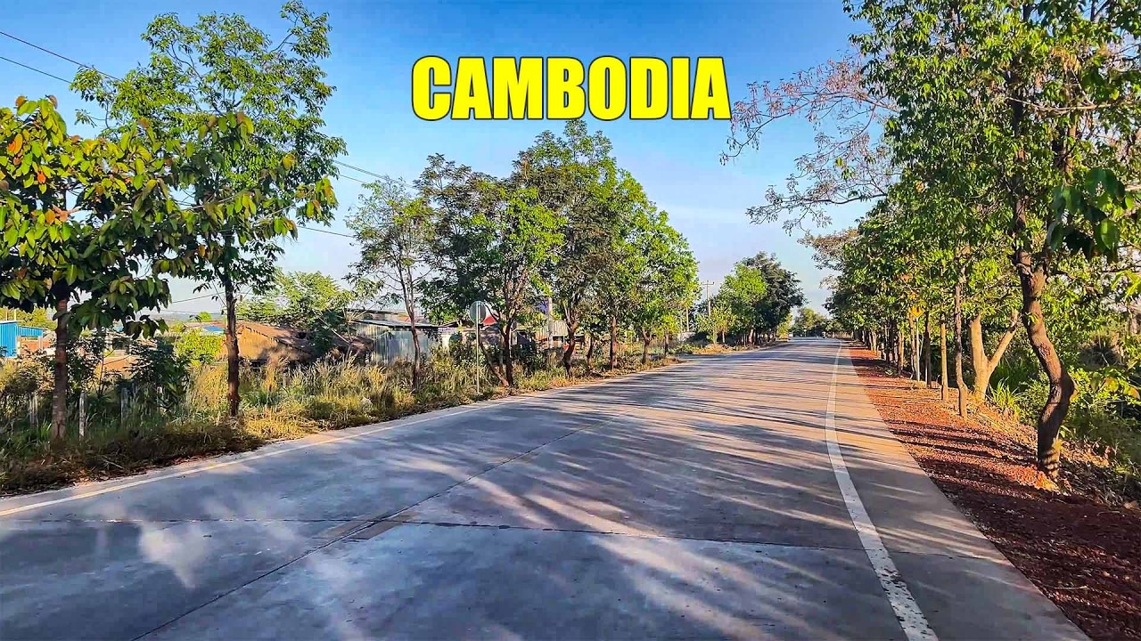 Neighborhood Ride in Siem Reap Cambodia || Relaxing Trips [ Mr Lee Village Tour]