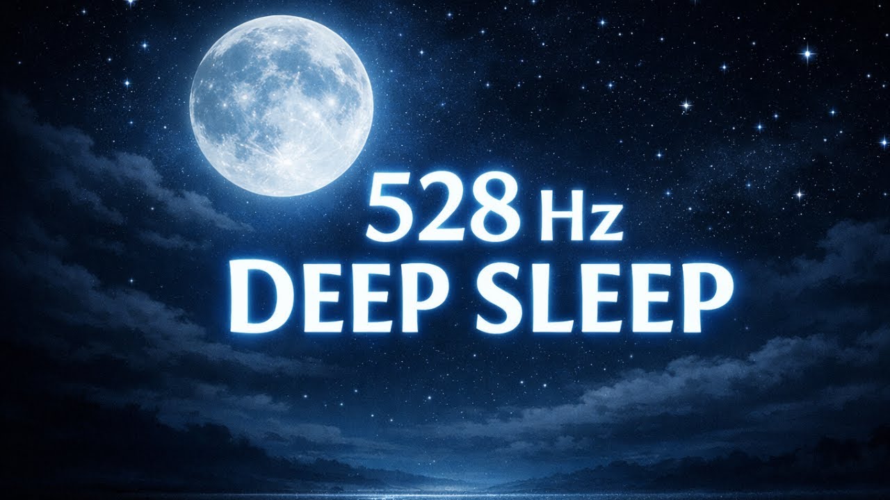 Fall Asleep Fast with 528 Hz Healing Frequency /Deep Sleep / Black Screen