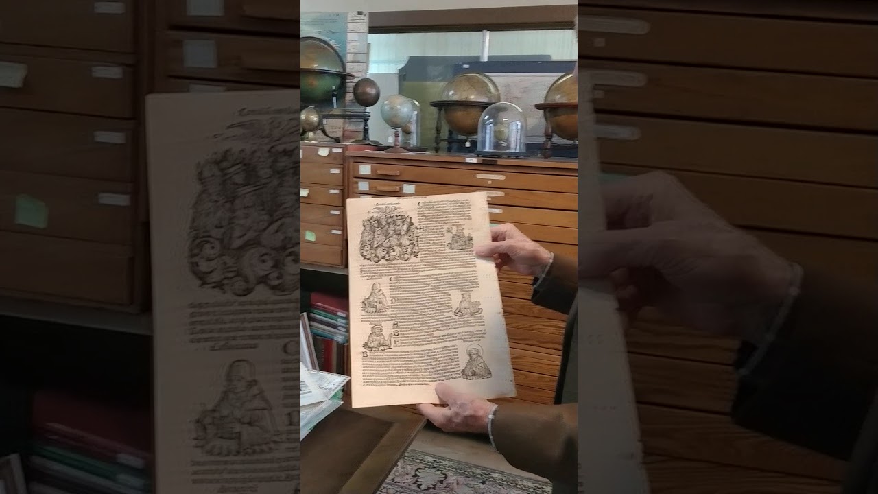 Nuremberg Chronicles uncatalogued sheet.