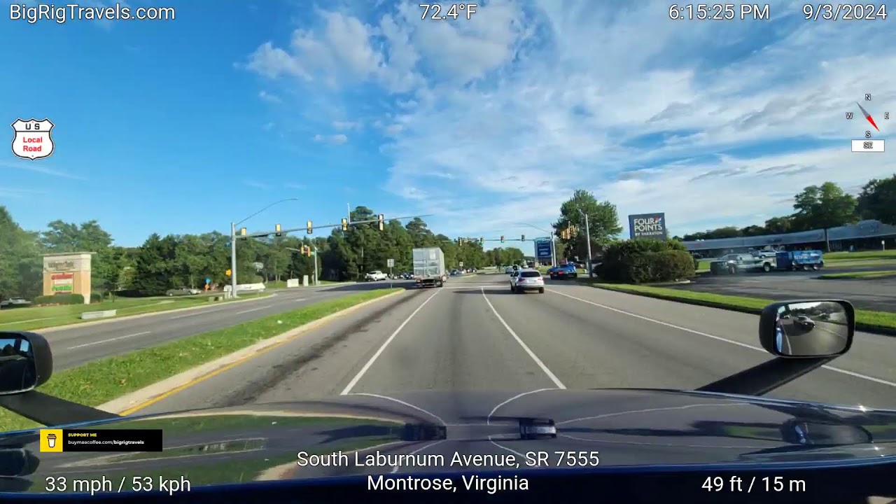 BigRigTravels LIVE: Troutville VA to Richmond VA (9/3/2024)