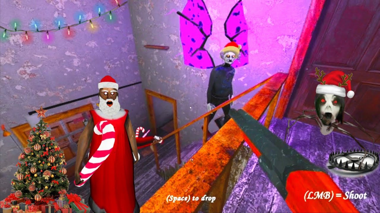 Granny Escape Together CHRISTMAS SPECIAL GRANNY CHEPTER 1 LIVE EP 12