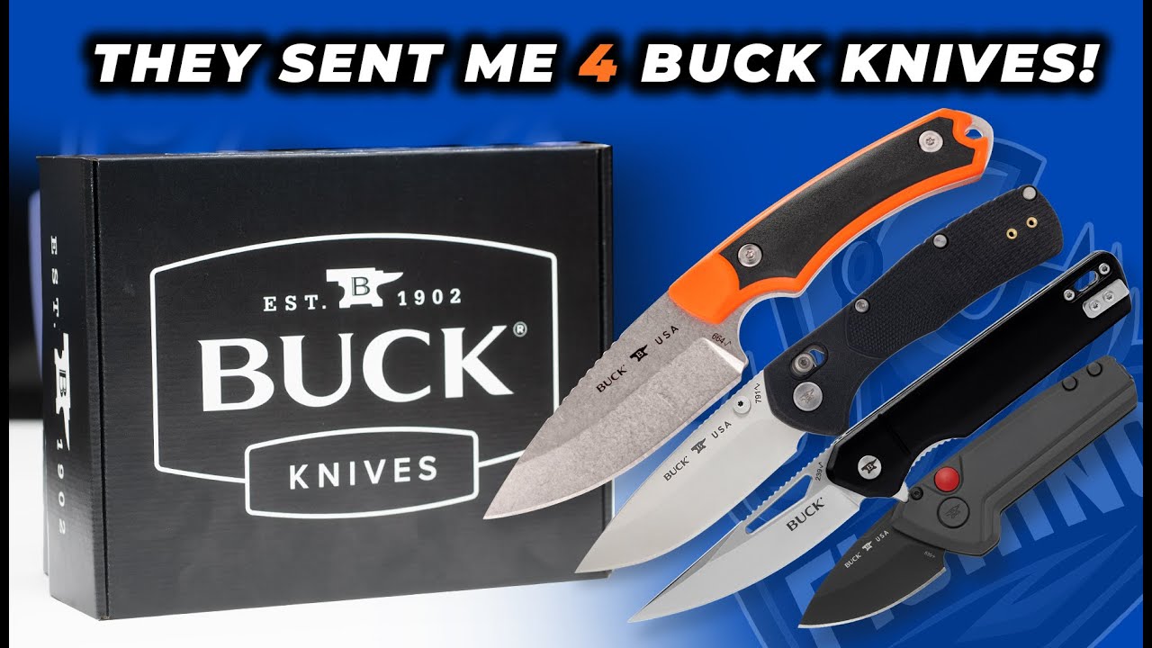 Buck Knives Welcome Kit Unboxing | 4 Buck Knives First Impressions