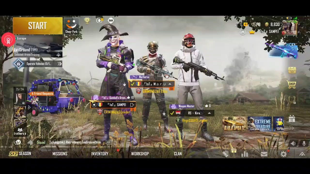 PUBG MOBILE dal vivo ora！