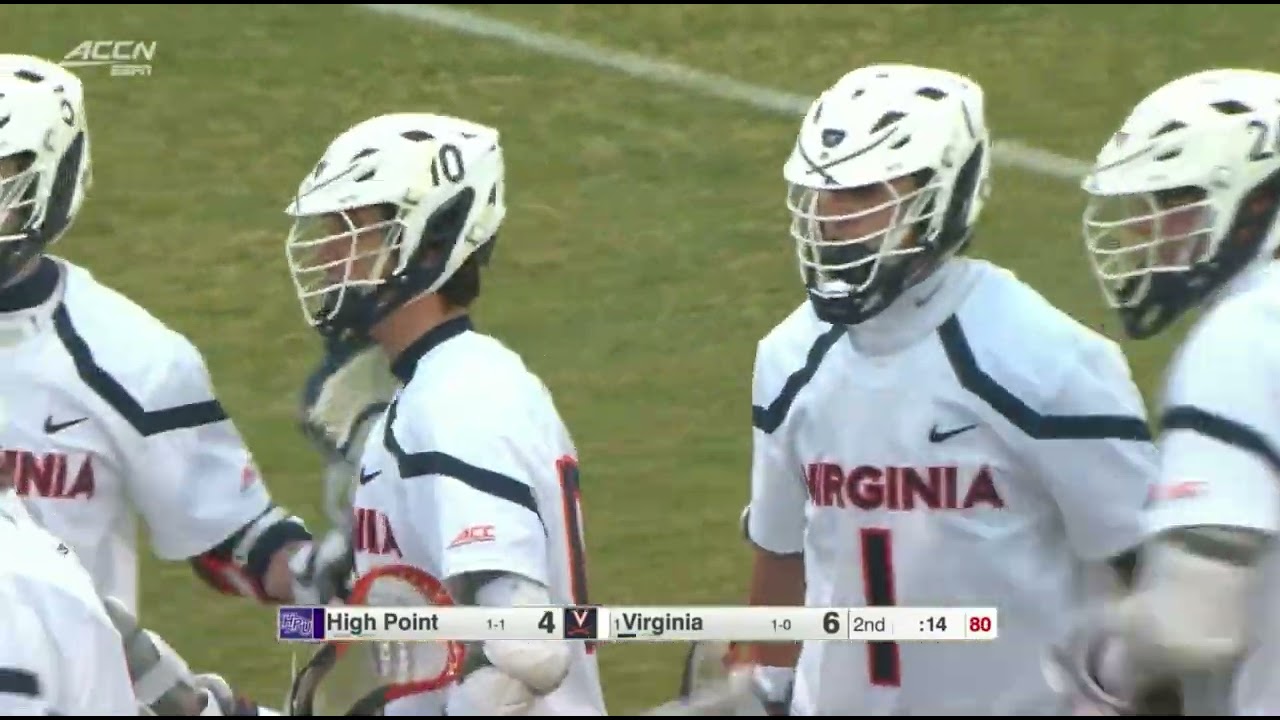 High Point @ #1 Virginia - 2.13.22 College Lacrosse Highlights
