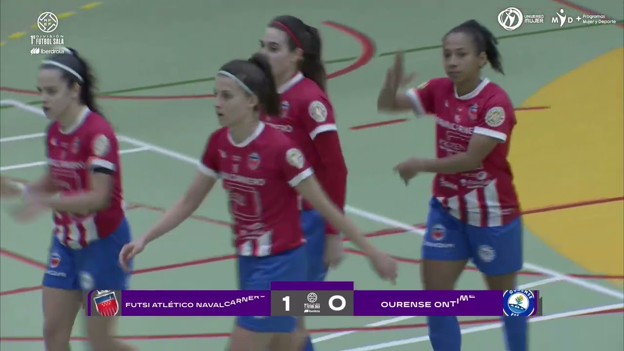 #PrimeraFSIberdrola Resumen RFEF Futsi At. Navalcarnero 2-2 Ourense Ontime