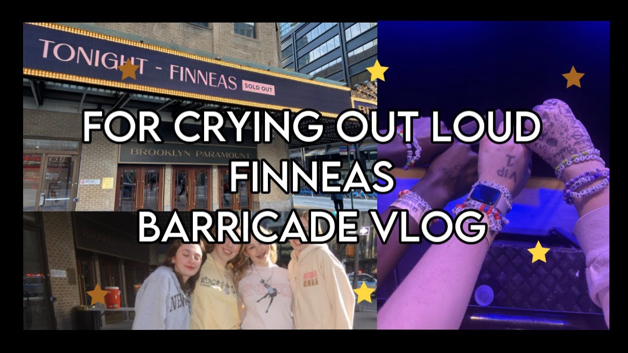 FINNEAS *for crying out loud* NYC concert vlog