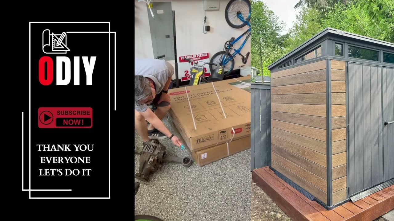 Shed-7x7ft, Easy Installation step by step