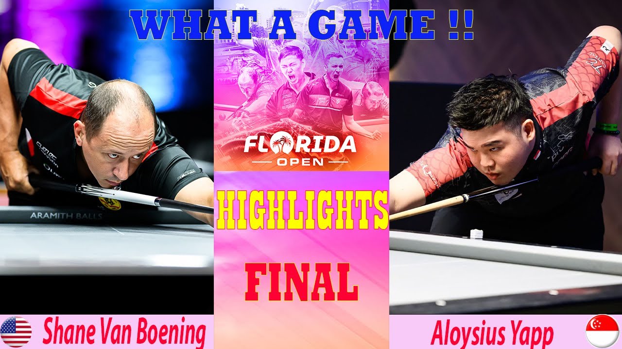 FINAL | Shane Van Boening vs Aloysius Yapp | Florida Open Pool Championship