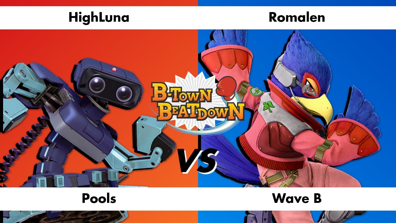 B-Town Beatdown 96 Pools: HighLuna (R.O.B.) vs Romalen (Falco)