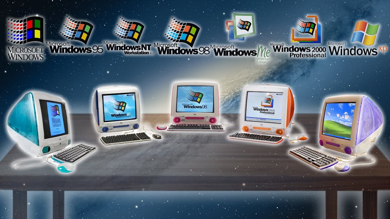 Обновление всех версий Windows на iMac G3