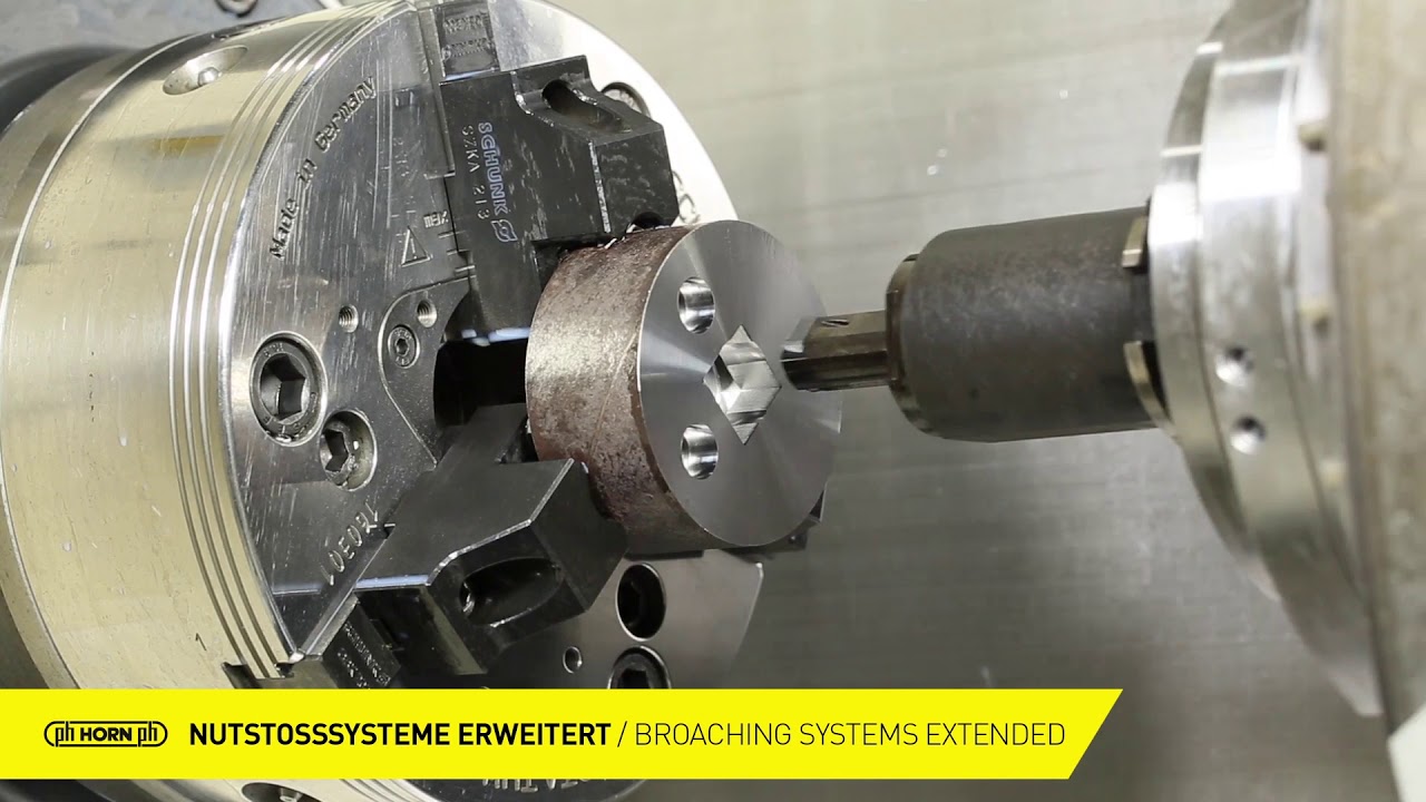Sto&szlig;en von Innenvierkante / Broaching square holes