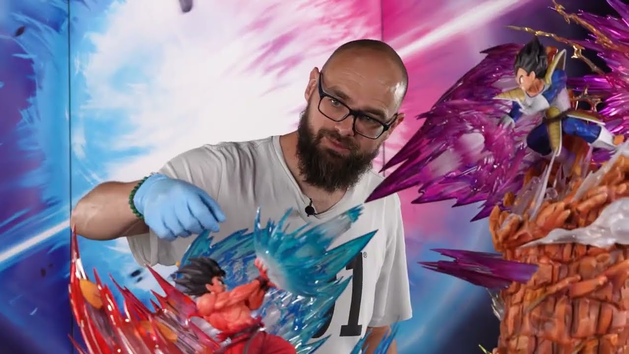 Statue Tsume Goku Kaiôken Kaio ken HQS Unboxing
