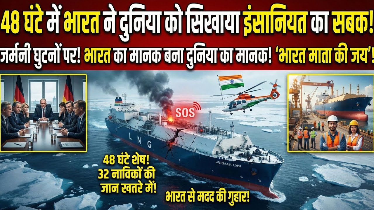 घमंड में भारत को ठुकराया, 48 घंटे में वही जर्मनी घुटनों पर! भारत ने दुनिया को इंसानियत सिखाई। #वायरल