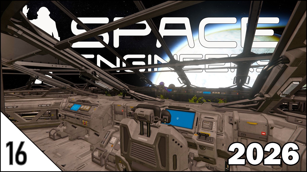 Finally Building a PRESSURIZED Control Deck! | Space Engineers Survival 2026 | Episode 16