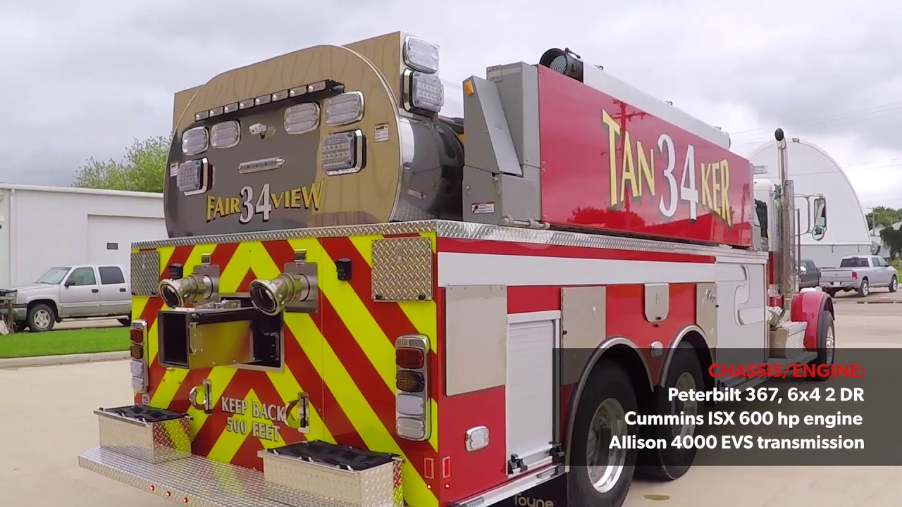 Fairview Fire and Rescue Pumper Tanker Delivery