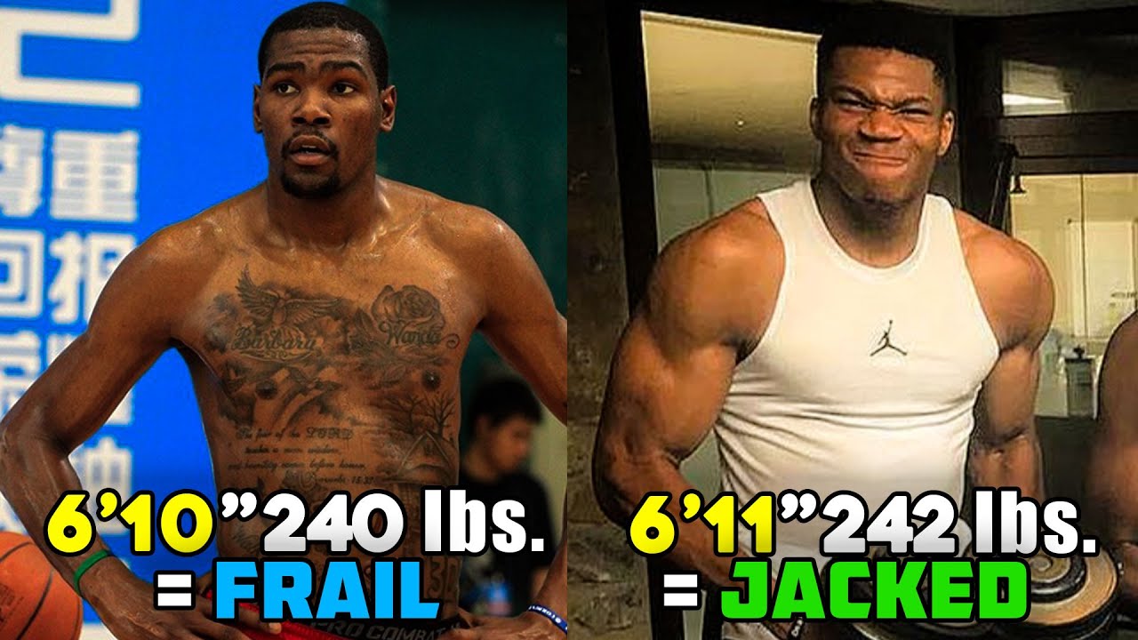 Why 6&prime; 10&Prime; 240 lbs. Kevin Durant Is Frail And 6&prime; 11&Prime; 242 lbs Giannis Antetokounmpo Is Jacked