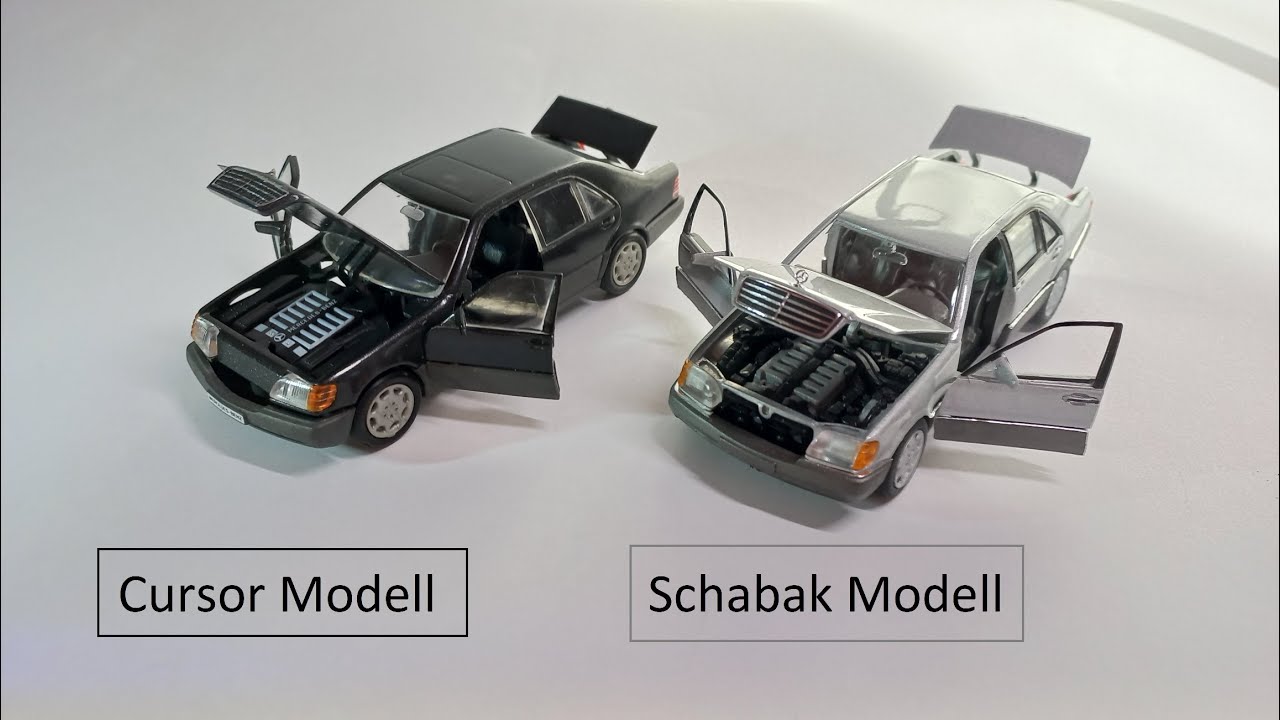 1/43 Mercedes-Benz W140 Начало: обзор ПЕРВЫХ масштабных моделей
