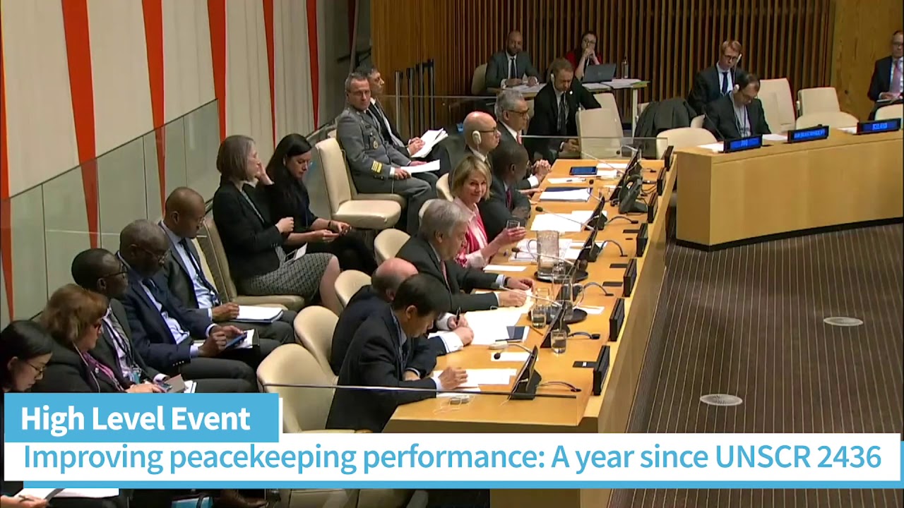 Improving Peacekeeping Performance: A Year Since UNSCR 2436