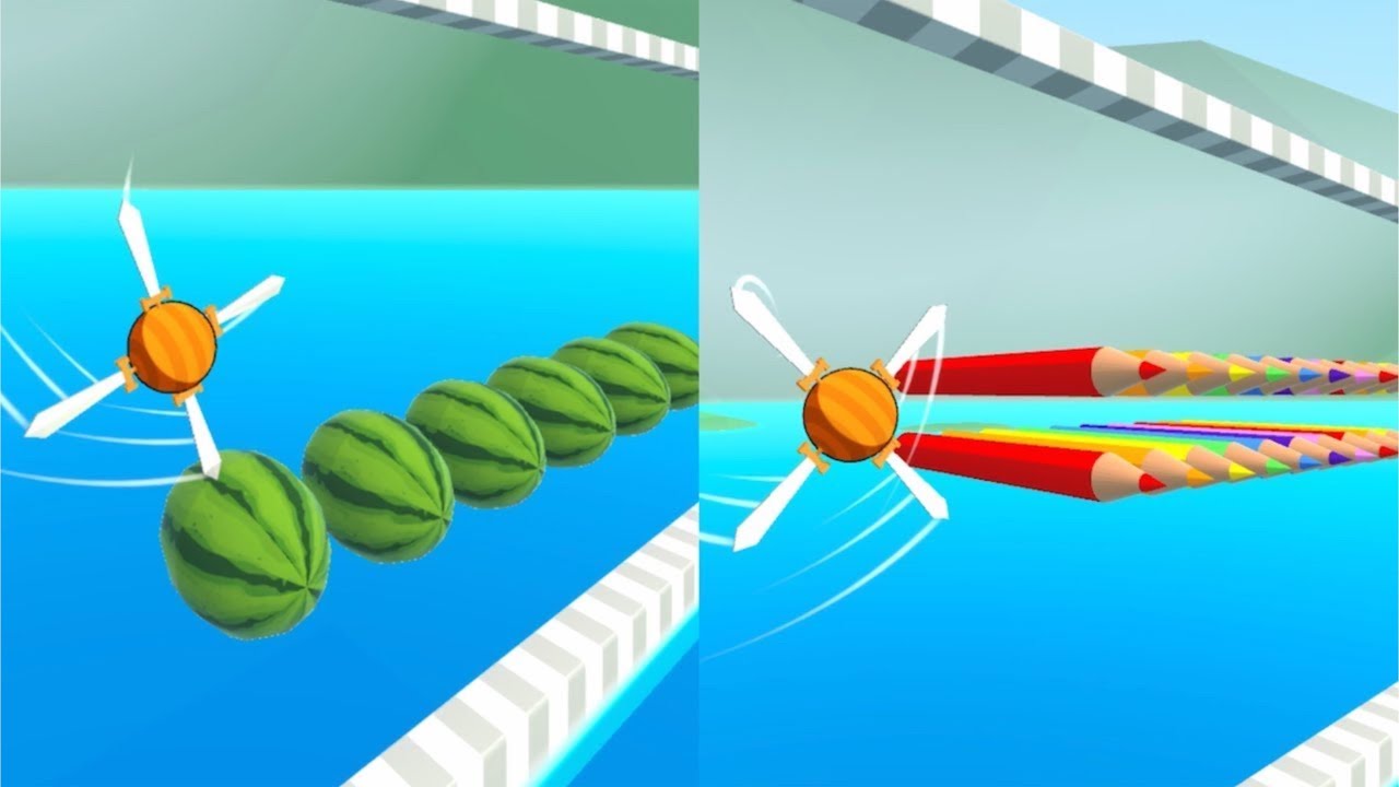 Swing Slice! Very Satisfying And Relaxing ASMR Slicing Game
