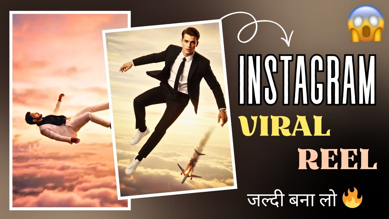 New Instagram Trending Man Flying In Sky Video Editing Tutorial | How to Make AI Flying Video (2026)