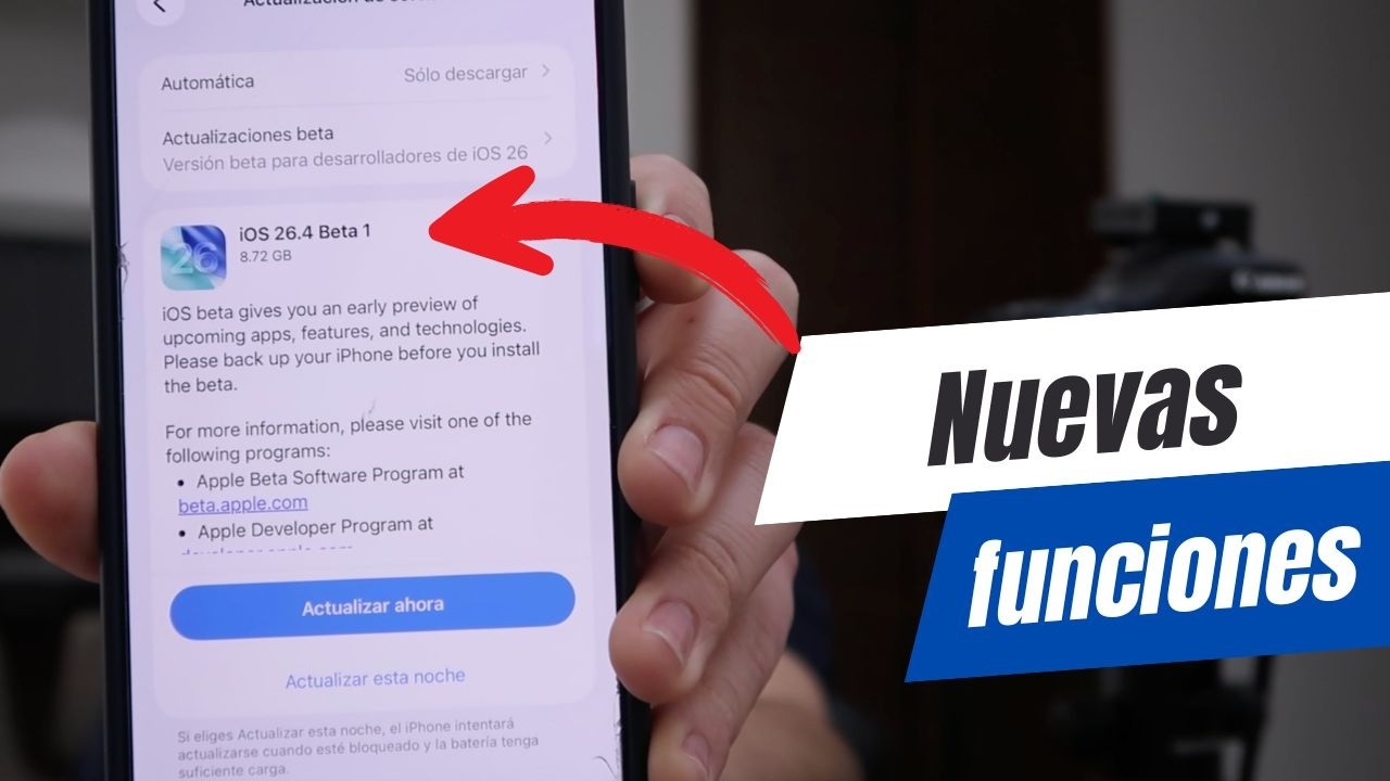 iOS 26.4 | ESTAS SON LAS NUEVAS FUNCIONES 👈📲