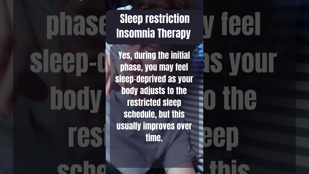 Having trouble sleeping? Insomnia Help: How Sleep Restriction in CBT-I Can Transform Your Sleep
