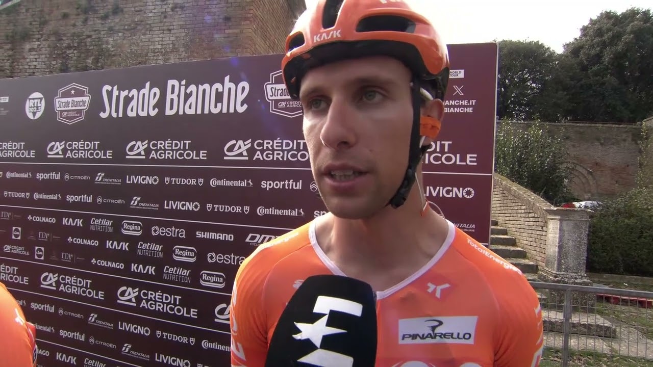 Аксель Лоранс - Интервью перед гонкой - Strade Bianche 2026