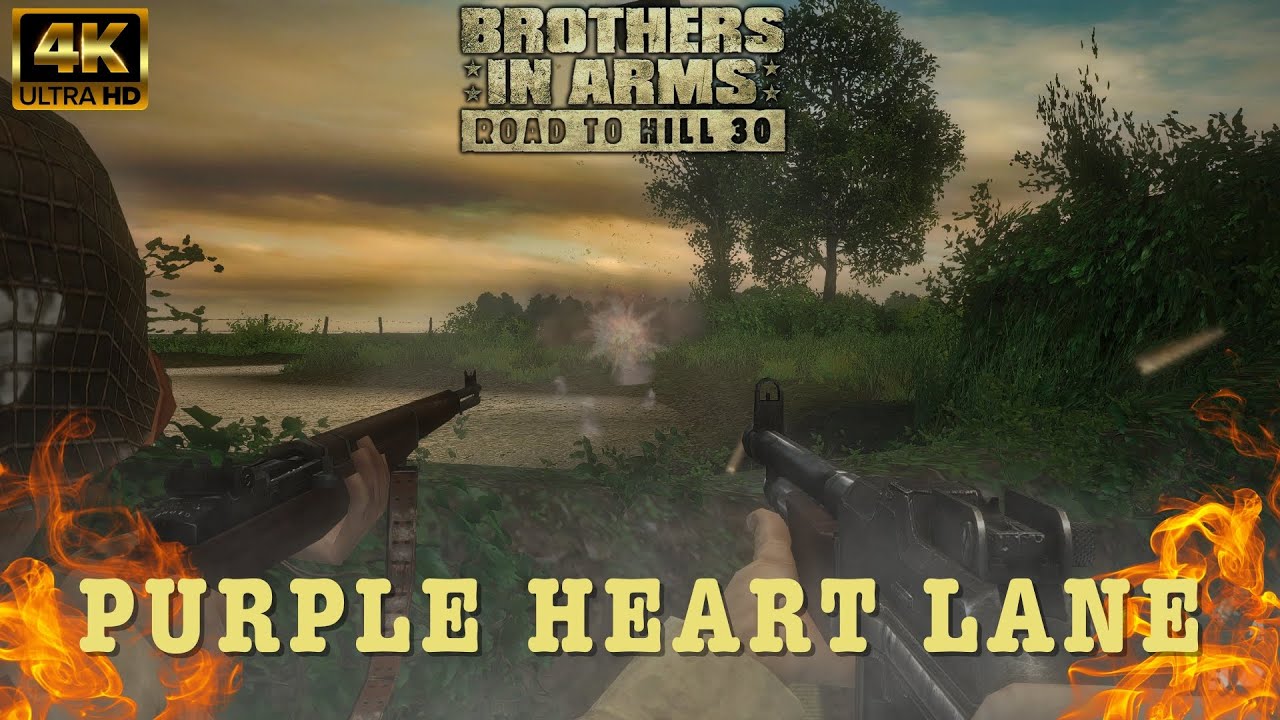 Brothers in Arms: Road to Hill 30 Part 2 - 4K HD - Purple Heart Lane