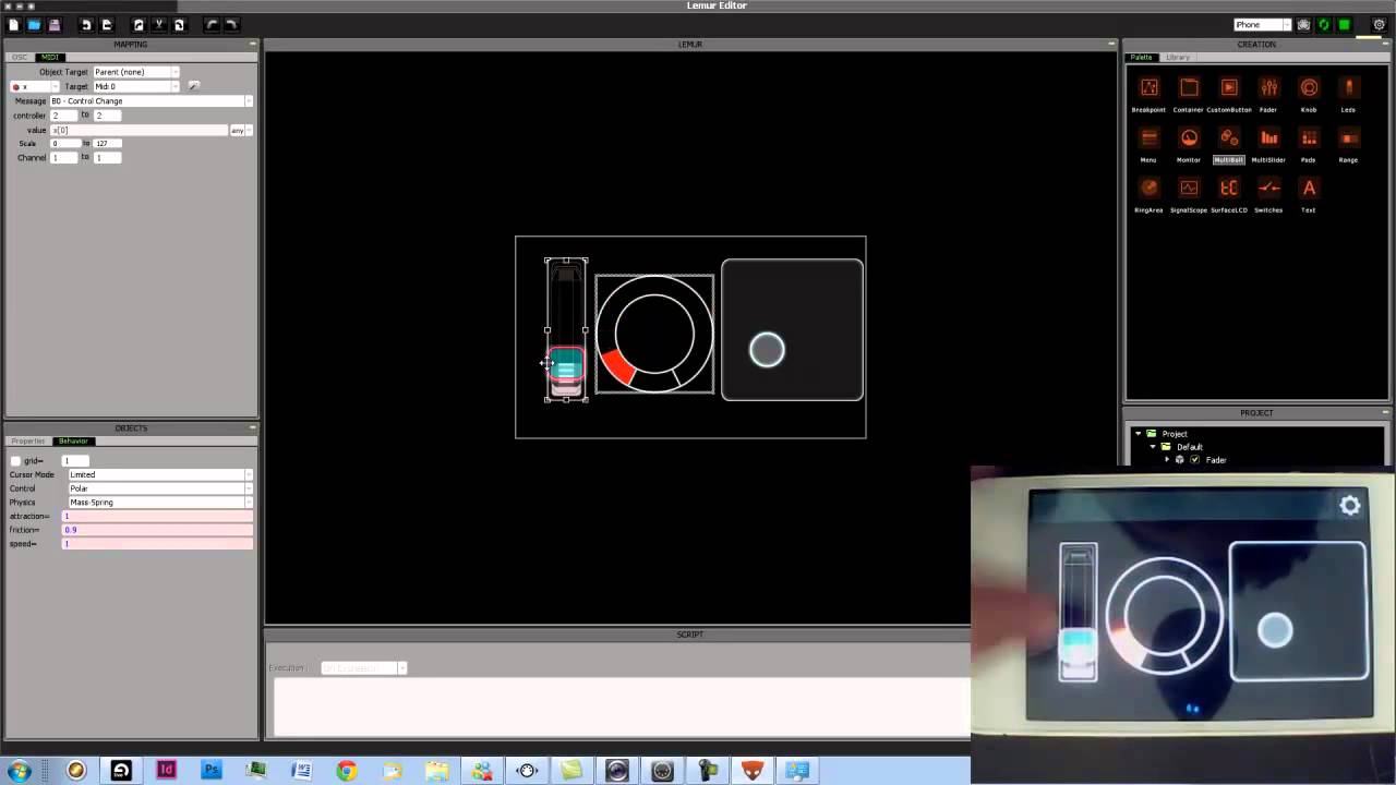 Lemur for iPhone/iPad iOS: How to connect to a PC and make an interface
