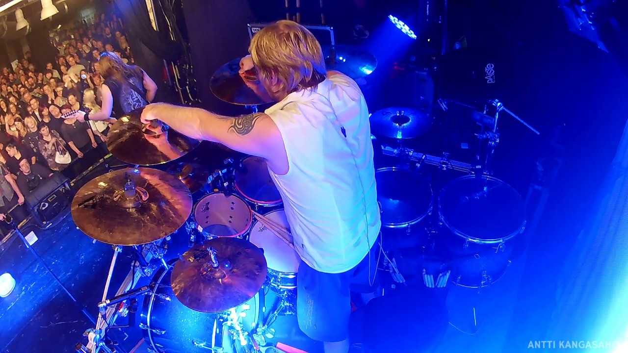 Tommy Portimo Sonata Arctica Drumcam 'The Power of One' / Lutakko, Finland, 18.1.2017